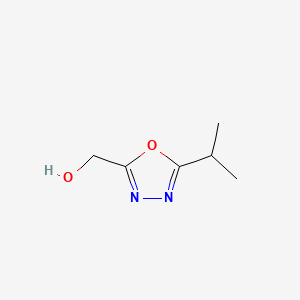 (5-Isopropyl-1,3,4-oxadiazol-2-YL)methanol