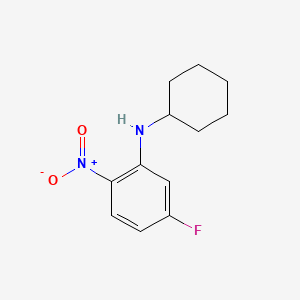 N-cyclohexyl-5-fluoro-2-nitroaniline