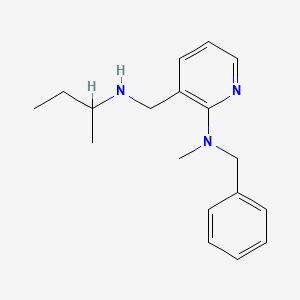 molecular formula C18H25N3 B5950148 N-benzyl-3-[(sec-butylamino)methyl]-N-methylpyridin-2-amine 