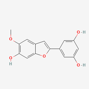molecular formula C15H12O5 B595019 Wittifuran X 