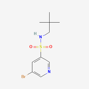 molecular formula C10H15BrN2O2S B595022 5-Bromo-n-neopentylpyridine-3-sulfonamide CAS No. 1248140-49-9