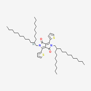 molecular formula C54H88N2O2S2 B595029 2,5-Bis(2-octyldodecyl)-3,6-di(thiophen-2-yl)pyrrolo[3,4-c]pyrrole-1,4(2H,5H)-dione CAS No. 1267540-02-2
