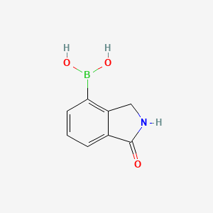 B595034 1-Oxoisoindolin-4-ylboronic acid CAS No. 1214899-66-7
