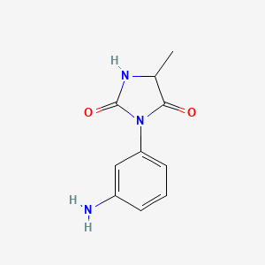 3-(3-Aminophenyl)-5-methylimidazolidine-2,4-dione