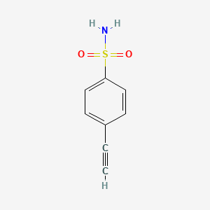 molecular formula C8H7NO2S B595045 4-乙炔基苯磺酰胺 CAS No. 1788-08-5