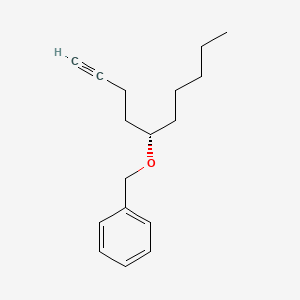 molecular formula C17H24O B595066 (S)-((Dec-1-yn-5-yloxy)methyl)benzene CAS No. 1355990-11-2