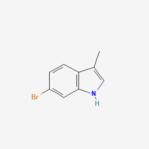 molecular formula C9H8BrN B595078 6-Bromo-3-methyl-1H-indole CAS No. 1219741-50-0