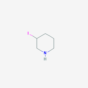 molecular formula C5H10IN B059508 3-碘哌啶 CAS No. 1289387-90-1