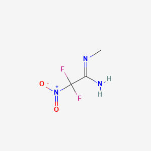 2,2-Difluoro-N-methyl-2-nitroethanimidamide
