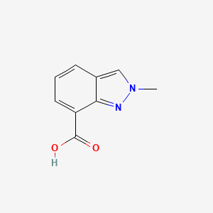 molecular formula C9H8N2O2 B595117 2-Methyl-2H-indazole-7-carboxylic acid CAS No. 1234615-75-8