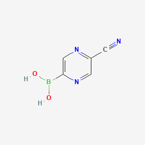 (5-Cyanopyrazin-2-yl)boronic acid