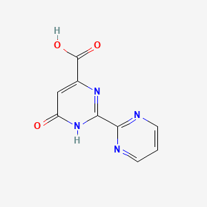 6-Hydroxy-2-(pyrimidin-2-yl)pyrimidine-4-carboxylic acid