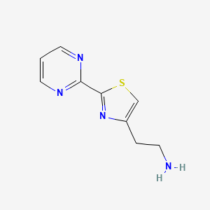 2-(2-(Pyrimidin-2-yl)thiazol-4-yl)ethanamine