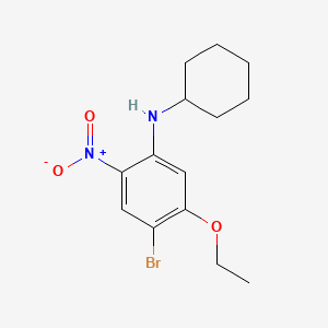 4-Bromo-N-cyclohexyl-5-ethoxy-2-nitroaniline