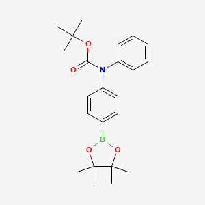 tert-Butyl phenyl(4-(4,4,5,5-tetramethyl-1,3,2-dioxaborolan-2-yl)phenyl)carbamate