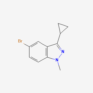 5-Bromo-3-cyclopropyl-1-methylindazole