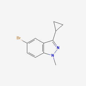 5-Bromo-3-cyclopropyl-1-methyl-1H-indazole