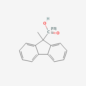 [13C]-9-Methylfluorene-9-carboxylic acid
