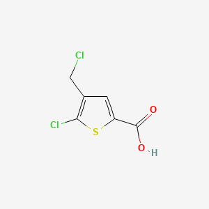 5-Chloro-4-(chloromethyl)thiophene-2-carboxylic acid