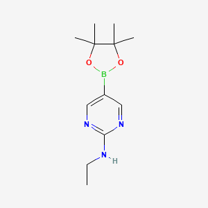 N-Ethyl-5-(4,4,5,5-tetramethyl-1,3,2-dioxaborolan-2-yl)pyrimidin-2-amine