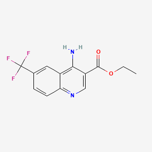 Ethyl 4-amino-6-(trifluoromethyl)quinoline-3-carboxylate