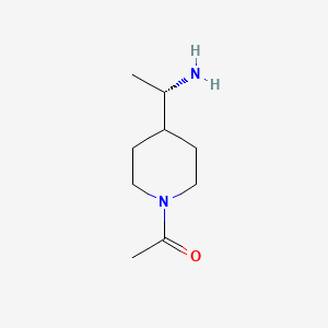 Ethanone, 1-[4-[(1S)-1-aminoethyl]-1-piperidinyl]-