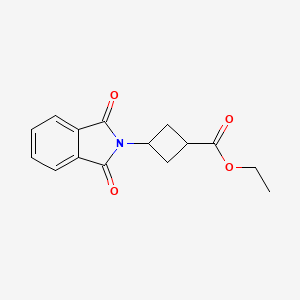 trans-Ethyl 3-(1,3-dioxoisoindolin-2-yl)cyclobutanecarboxylate