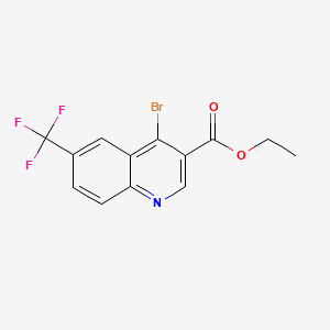 Ethyl 4-bromo-6-(trifluoromethyl)quinoline-3-carboxylate