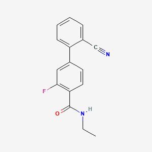 4-(2-Cyanophenyl)-N-ethyl-2-fluorobenzamide