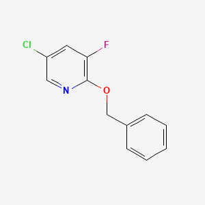 2-(Benzyloxy)-5-chloro-3-fluoropyridine