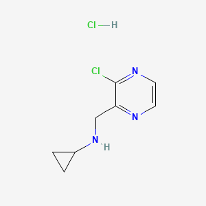 N-((3-Chloropyrazin-2-YL)methyl)cyclopropanamine hydrochloride