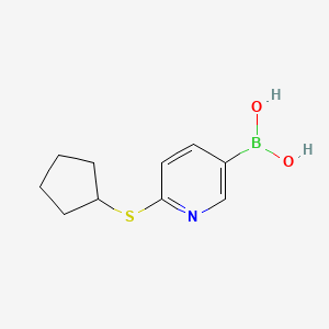 2-(Cyclopentylthio)pyridine-5-boronic acid