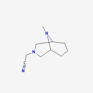 (9-Methyl-3,9-diazabicyclo[3.3.1]nonan-3-yl)acetonitrile