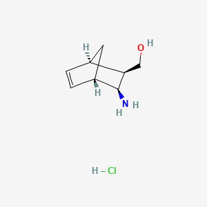 [(1R,2R,3S,4S)-3-amino-2-bicyclo[2.2.1]hept-5-enyl]methanol;hydrochloride