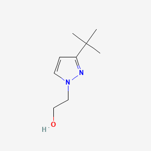 molecular formula C9H16N2O B595238 3-T-Butyl-1-(2-hydroxyethyl)pyrazole CAS No. 1255574-70-9