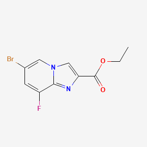 Ethyl 6-bromo-8-fluoroimidazo[1,2-a]pyridine-2-carboxylate