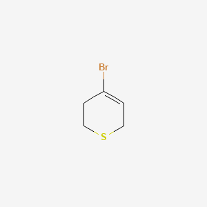 molecular formula C5H7BrS B595257 4-Bromo-3,6-dihydro-2H-thiopyran CAS No. 1255574-60-7