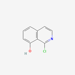 molecular formula C9H6ClNO B595259 1-Chloroisoquinolin-8-ol CAS No. 1374651-67-8