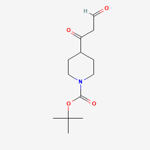 Tert-butyl 4-(3-oxopropanoyl)piperidine-1-carboxylate