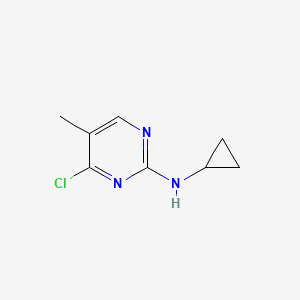 4-Chloro-N-cyclopropyl-5-methylpyrimidin-2-amine