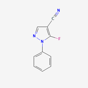 5-Fluoro-1-phenyl-1H-pyrazole-4-carbonitrile