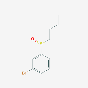 molecular formula C10H13BrOS B059529 1-Bromo-3-(butane-1-sulfinyl)benzene CAS No. 1215077-69-2