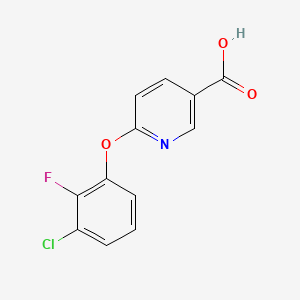 6-(3-Chloro-2-fluorophenoxy)nicotinic acid