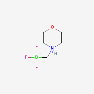 molecular formula C5H11BF3NO B595330 三氟(吗啉-4-鎓-4-基甲基)硼烷阴离子 CAS No. 1268340-94-8