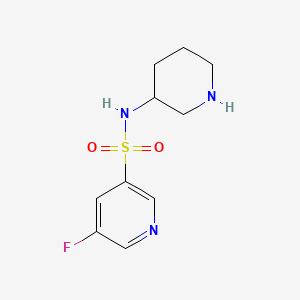 5-Fluoro-n-(piperidin-3-yl)pyridine-3-sulfonamide