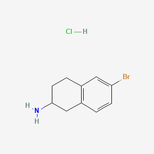 6-Bromo-1,2,3,4-tetrahydro-naphthalen-2-ylamine hydrochloride