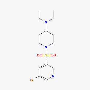 1-(5-Bromopyridin-3-ylsulfonyl)-n,n-diethylpiperidin-4-amine