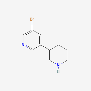 3-Bromo-5-(piperidin-3-yl)pyridine
