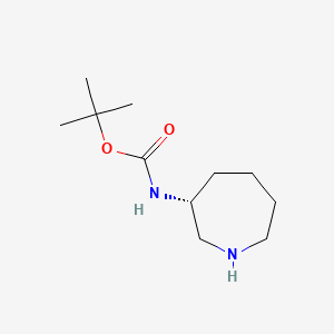 molecular formula C11H22N2O2 B595382 (R)-tert-Butyl azepan-3-ylcarbamate CAS No. 1354351-56-6