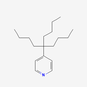 molecular formula C18H31N B595383 4-(1,1-Dibutyl-pentyl)-pyridine CAS No. 13573-51-8